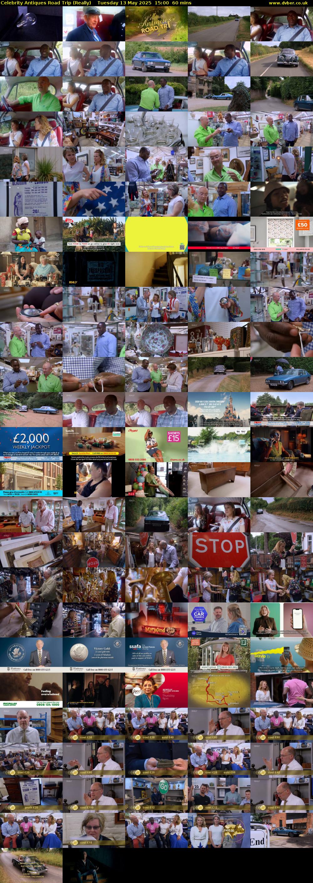 Celebrity Antiques Road Trip (Really) Tuesday 13 May 2025 15:00 - 16:00