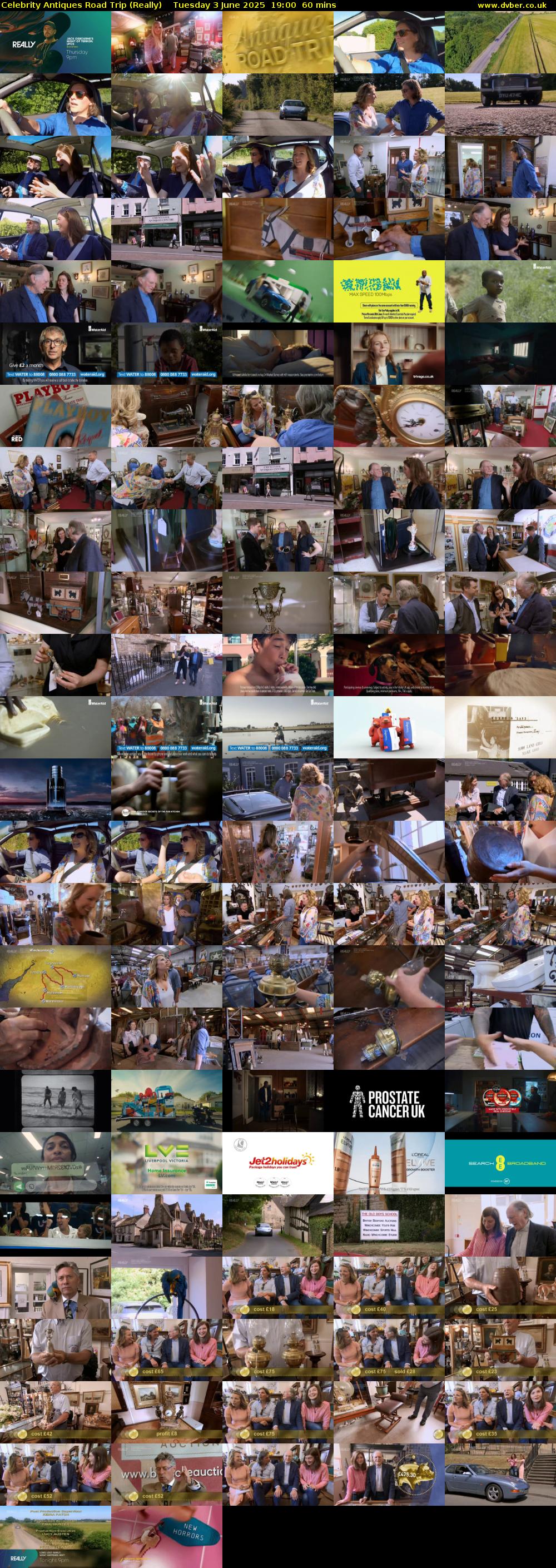 Celebrity Antiques Road Trip (Really) Tuesday 3 June 2025 19:00 - 20:00