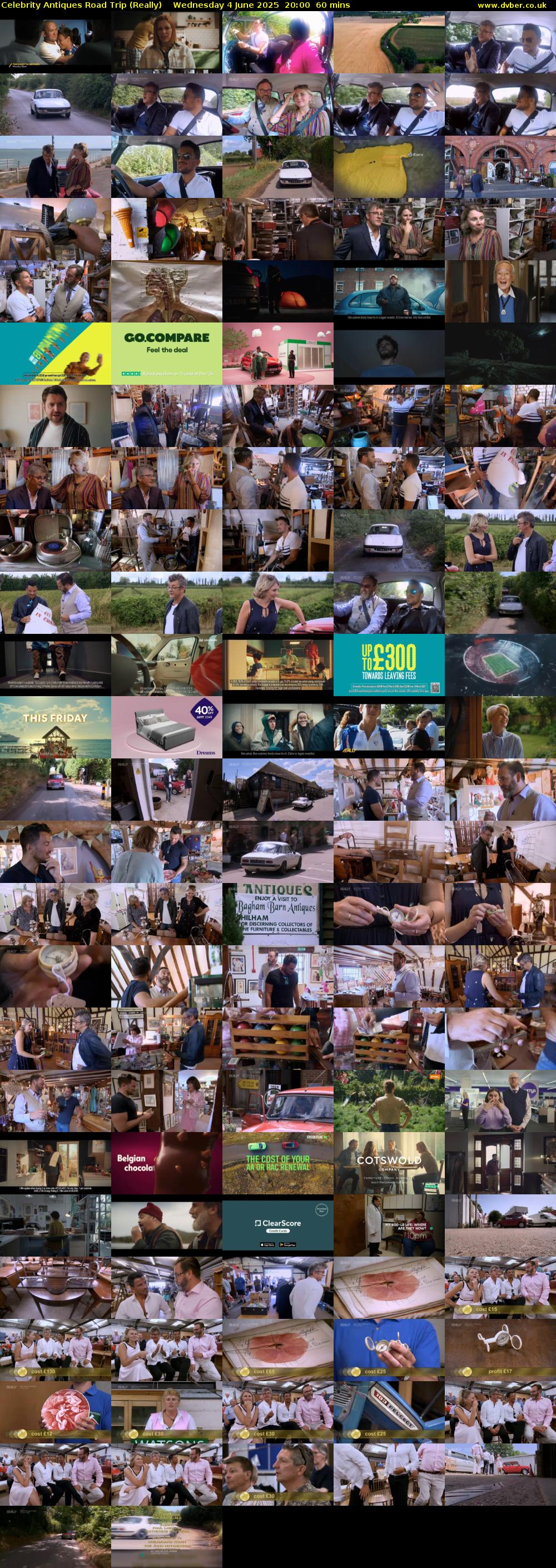 Celebrity Antiques Road Trip (Really) Wednesday 4 June 2025 20:00 - 21:00