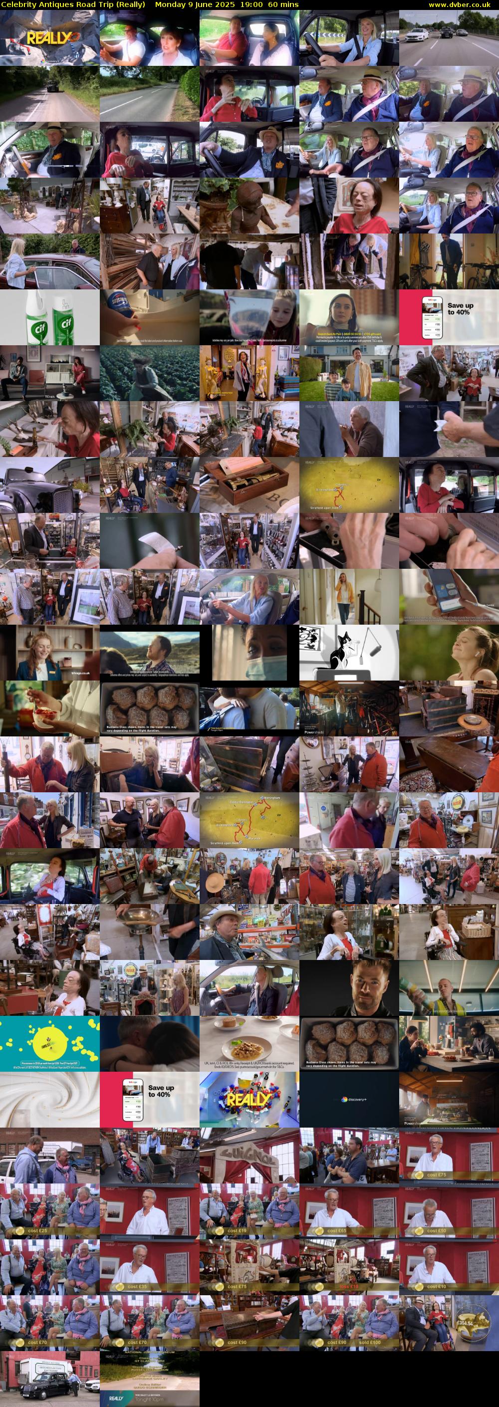 Celebrity Antiques Road Trip (Really) Monday 9 June 2025 19:00 - 20:00