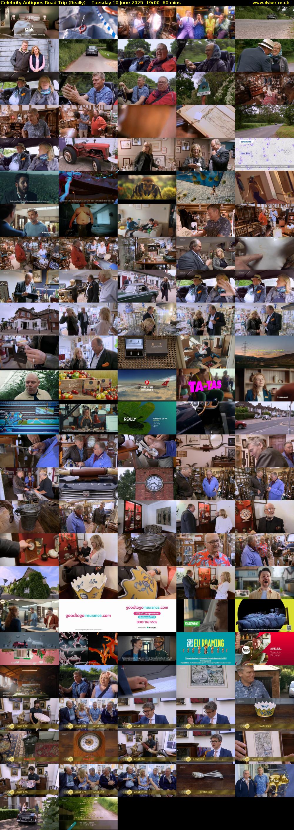 Celebrity Antiques Road Trip (Really) Tuesday 10 June 2025 19:00 - 20:00