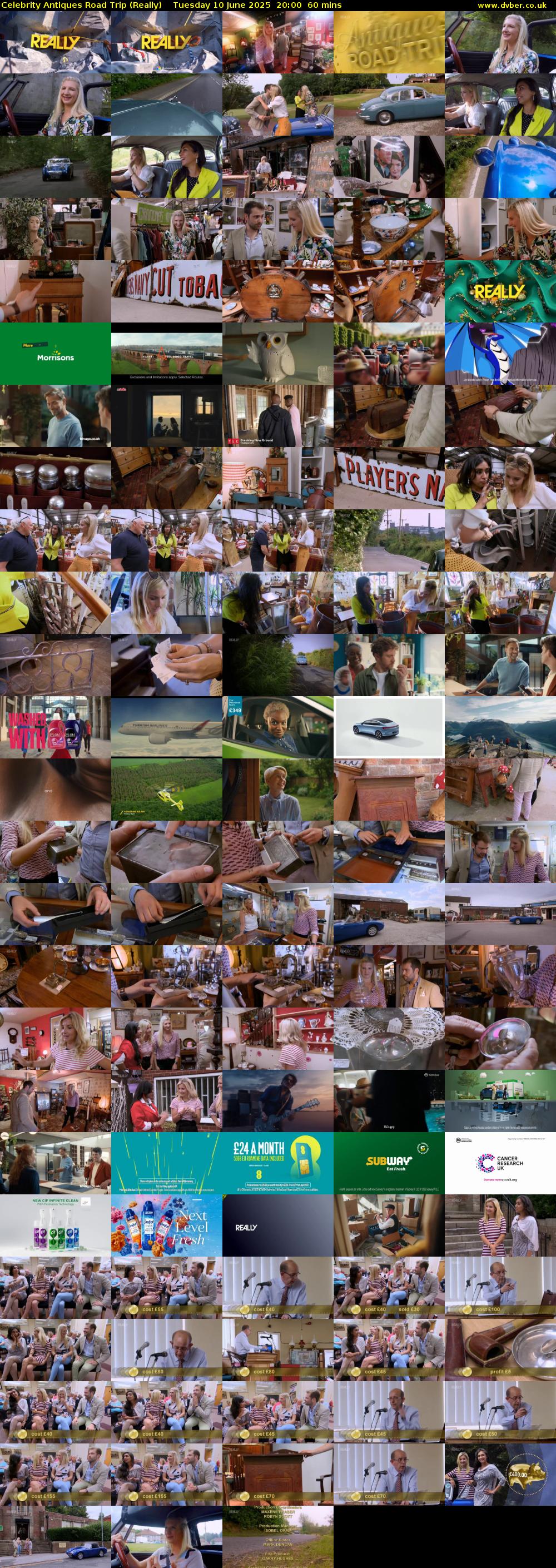 Celebrity Antiques Road Trip (Really) Tuesday 10 June 2025 20:00 - 21:00
