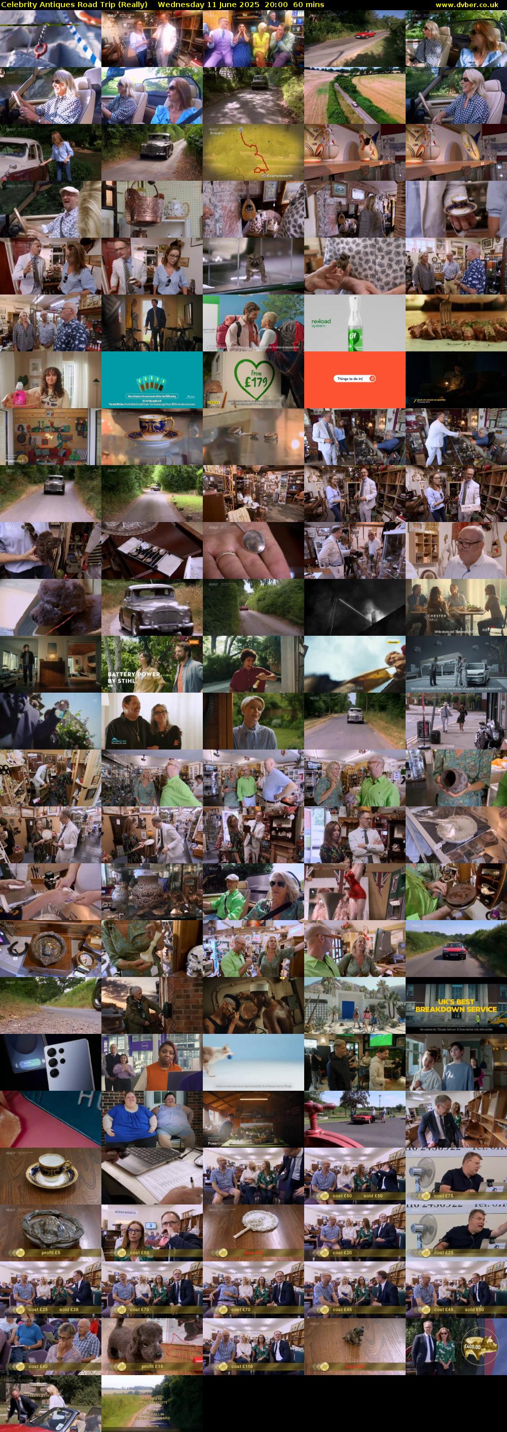 Celebrity Antiques Road Trip (Really) Wednesday 11 June 2025 20:00 - 21:00