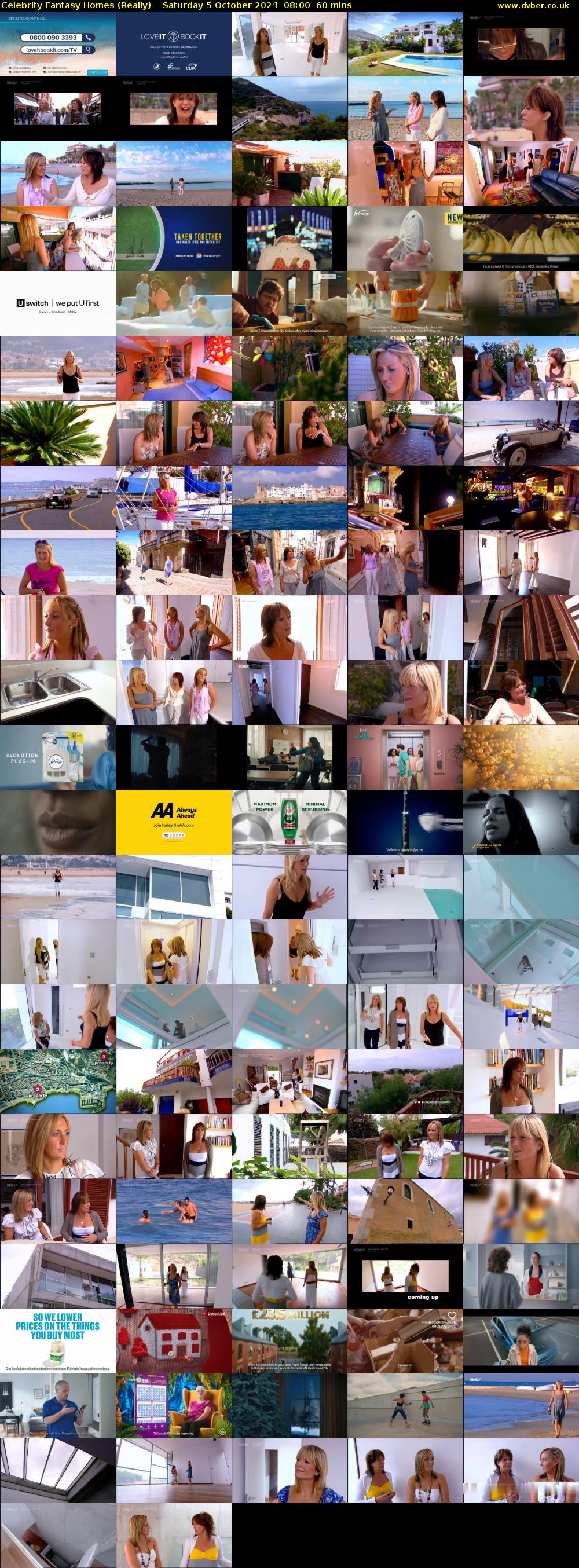 Celebrity Fantasy Homes (Really) Saturday 5 October 2024 08:00 - 09:00
