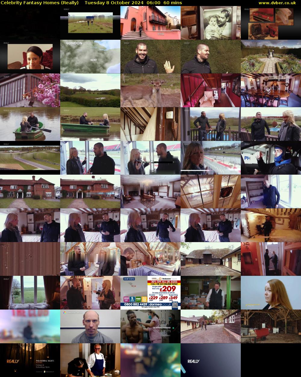 Celebrity Fantasy Homes (Really) Tuesday 8 October 2024 06:00 - 07:00