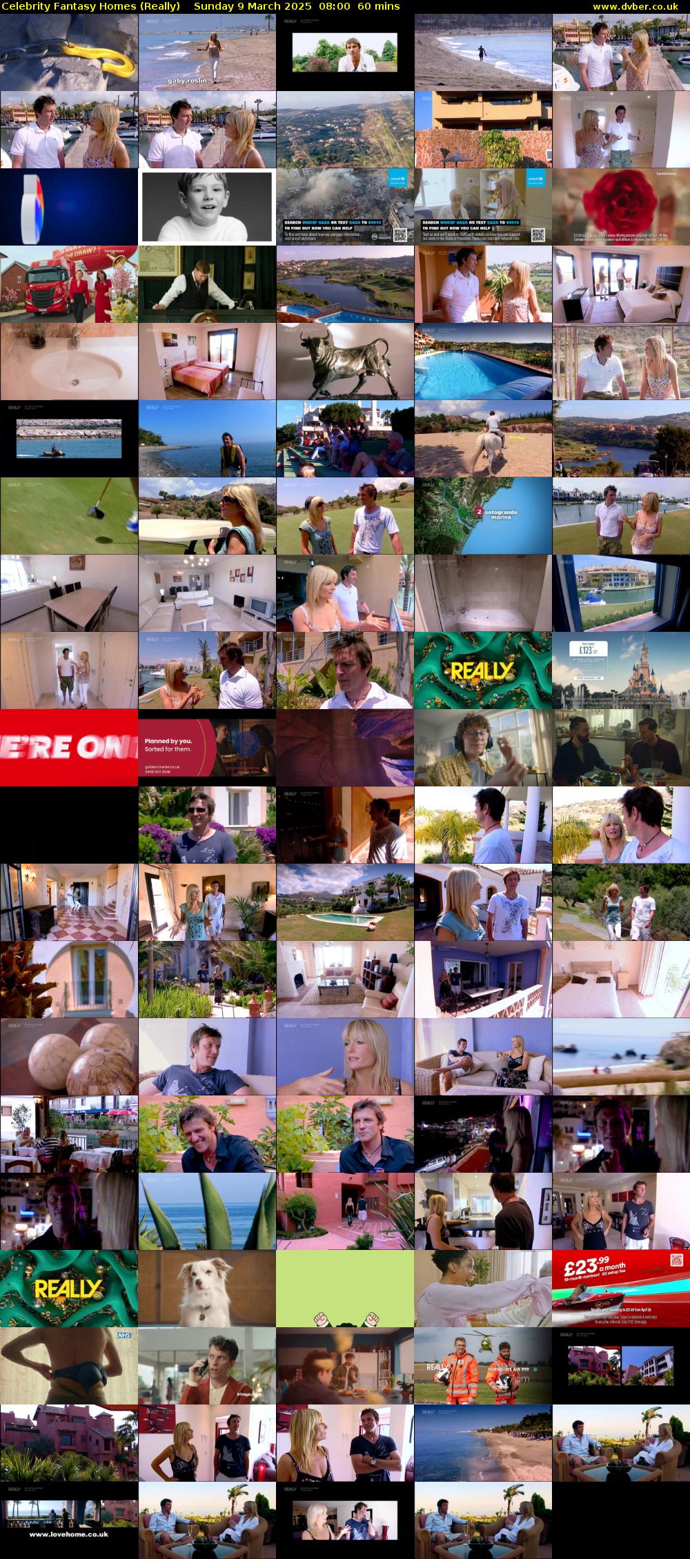 Celebrity Fantasy Homes (Really) Sunday 9 March 2025 08:00 - 09:00