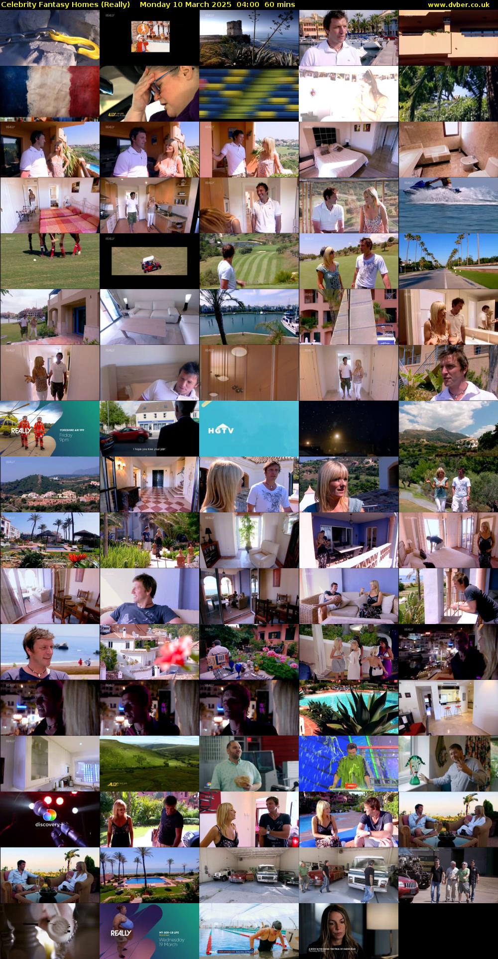 Celebrity Fantasy Homes (Really) Monday 10 March 2025 04:00 - 05:00