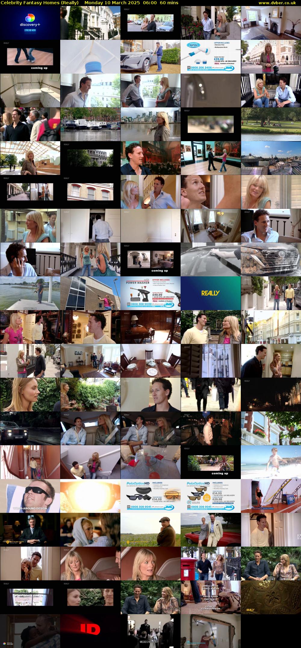 Celebrity Fantasy Homes (Really) Monday 10 March 2025 06:00 - 07:00
