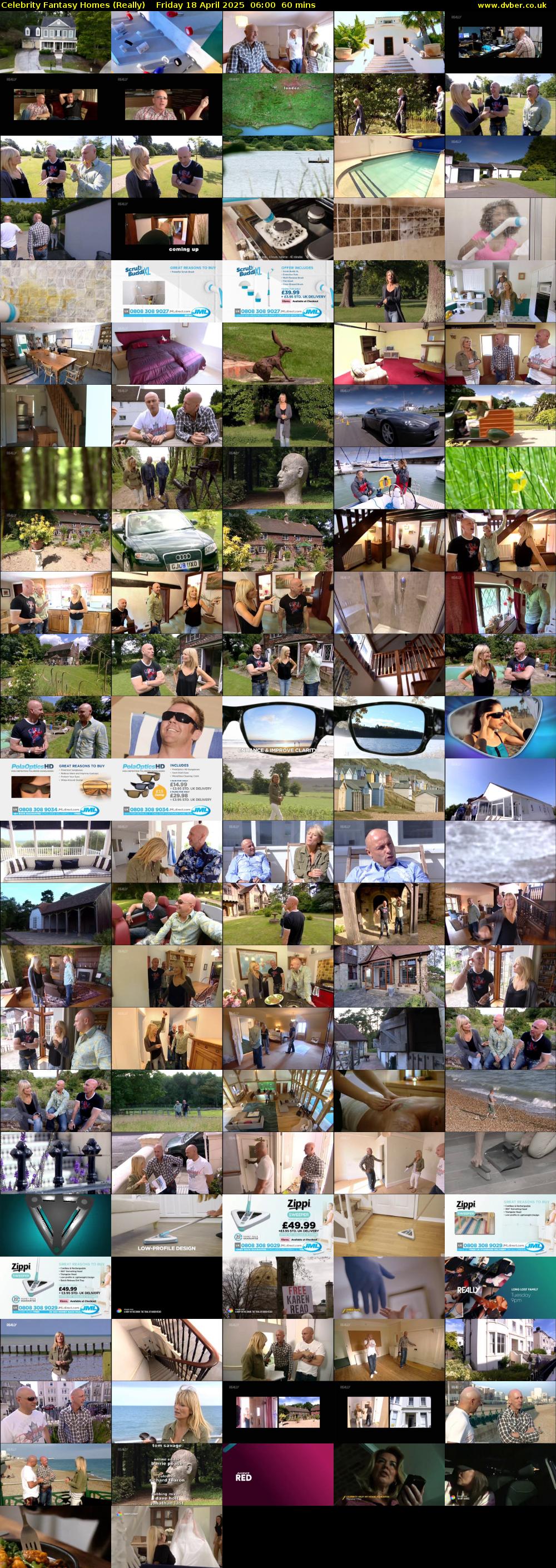 Celebrity Fantasy Homes (Really) Friday 18 April 2025 06:00 - 07:00