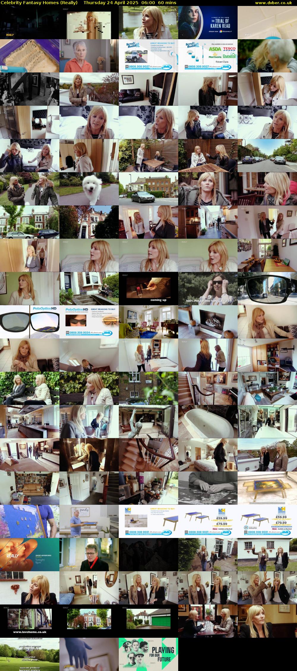 Celebrity Fantasy Homes (Really) Thursday 24 April 2025 06:00 - 07:00