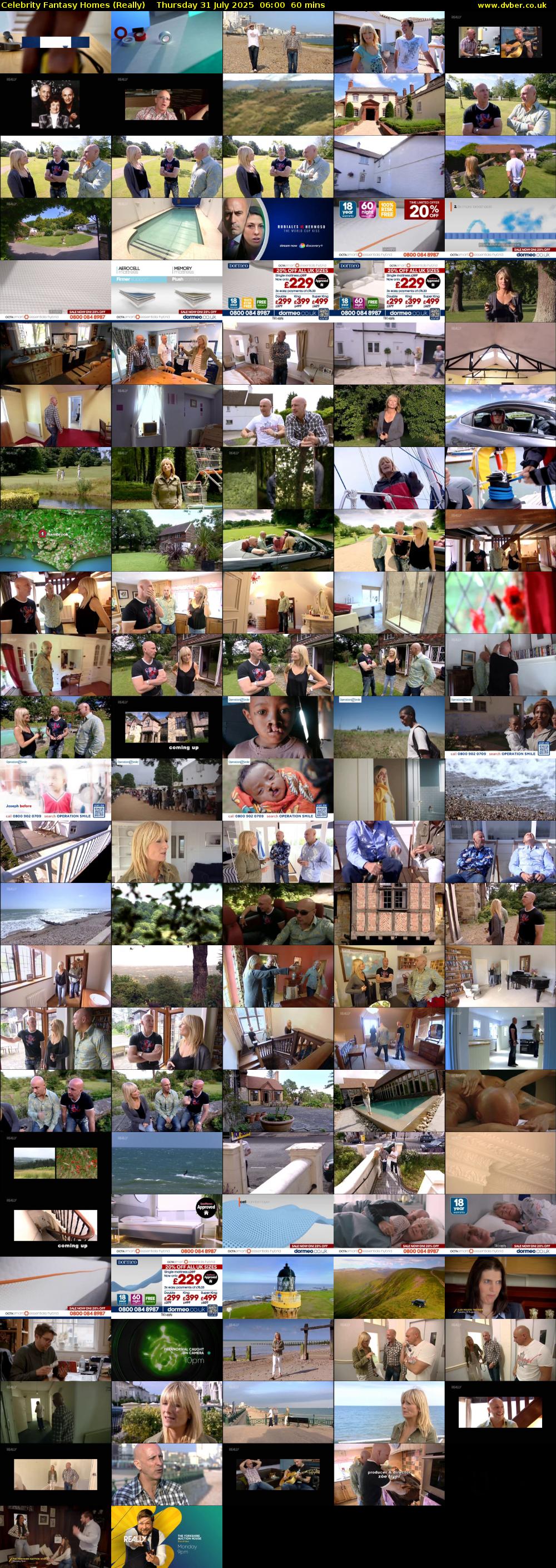 Celebrity Fantasy Homes (Really) Thursday 31 July 2025 06:00 - 07:00