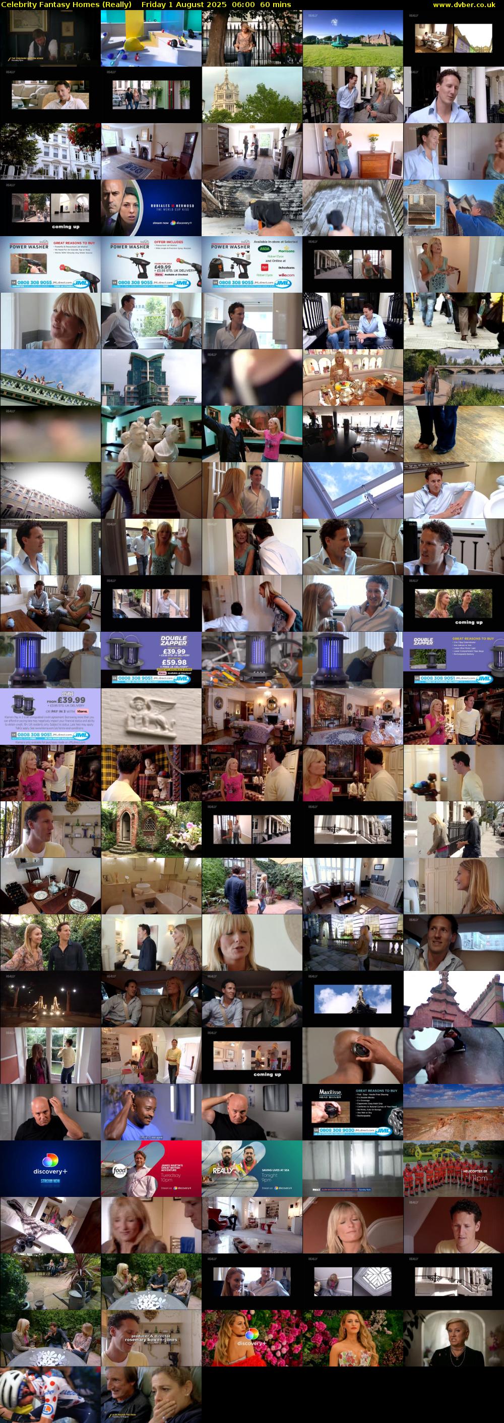 Celebrity Fantasy Homes (Really) Friday 1 August 2025 06:00 - 07:00