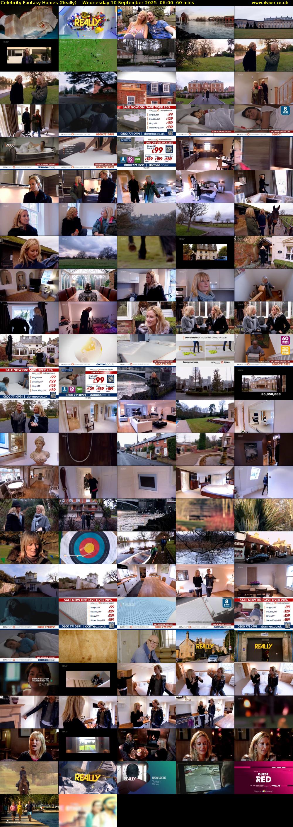 Celebrity Fantasy Homes (Really) Wednesday 10 September 2025 06:00 - 07:00
