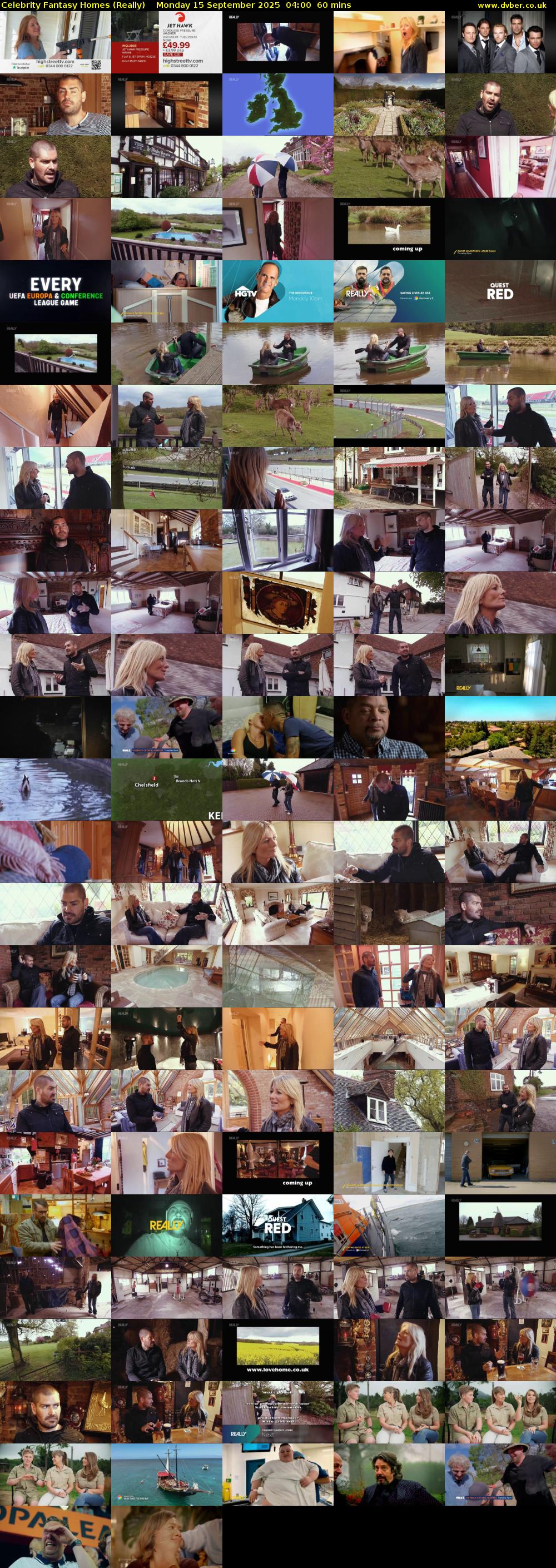Celebrity Fantasy Homes (Really) Monday 15 September 2025 04:00 - 05:00