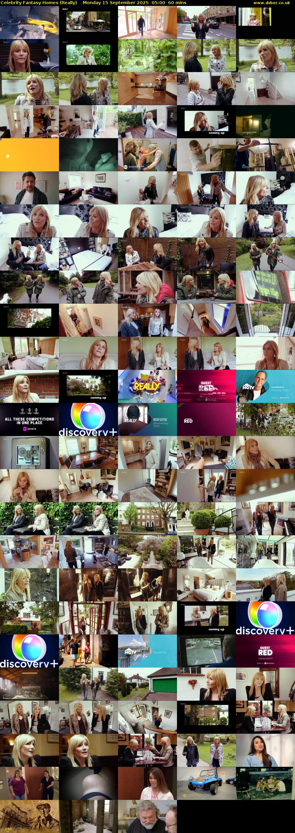 Celebrity Fantasy Homes (Really) Monday 15 September 2025 05:00 - 06:00