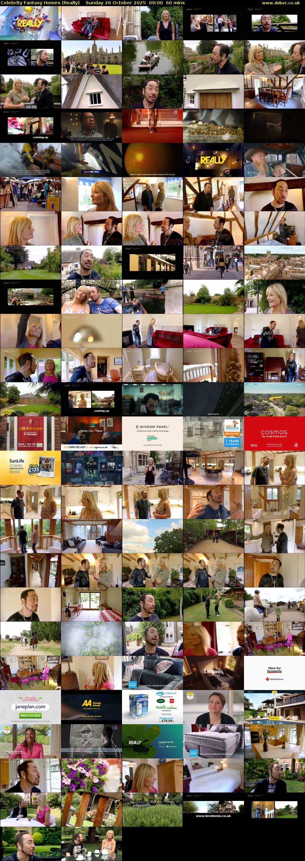 Celebrity Fantasy Homes (Really) Sunday 26 October 2025 09:00 - 10:00