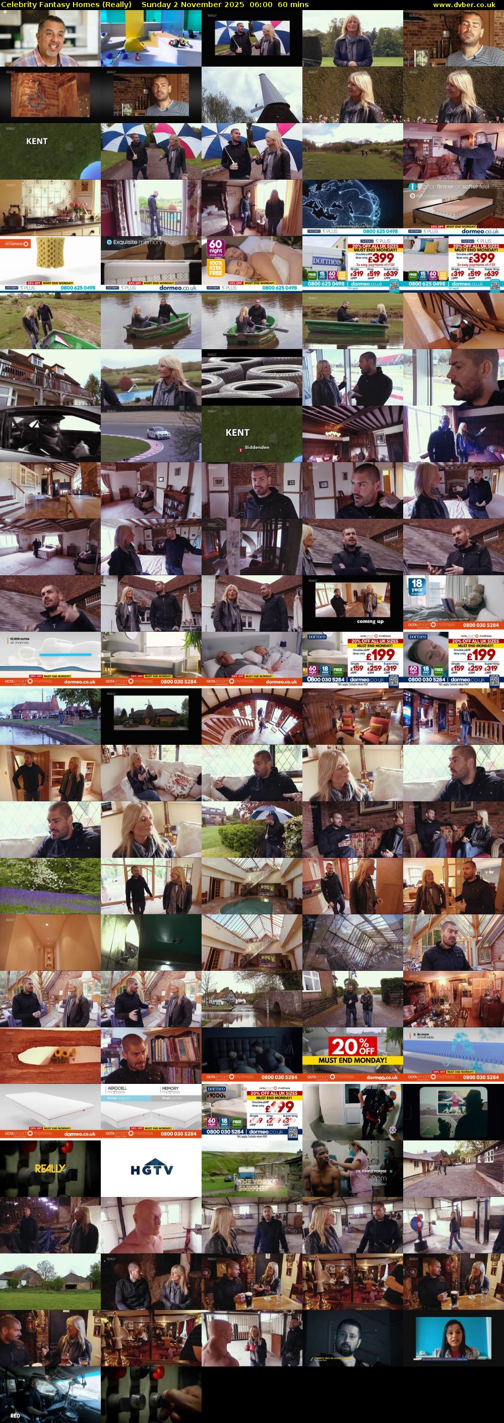 Celebrity Fantasy Homes (Really) Sunday 2 November 2025 06:00 - 07:00