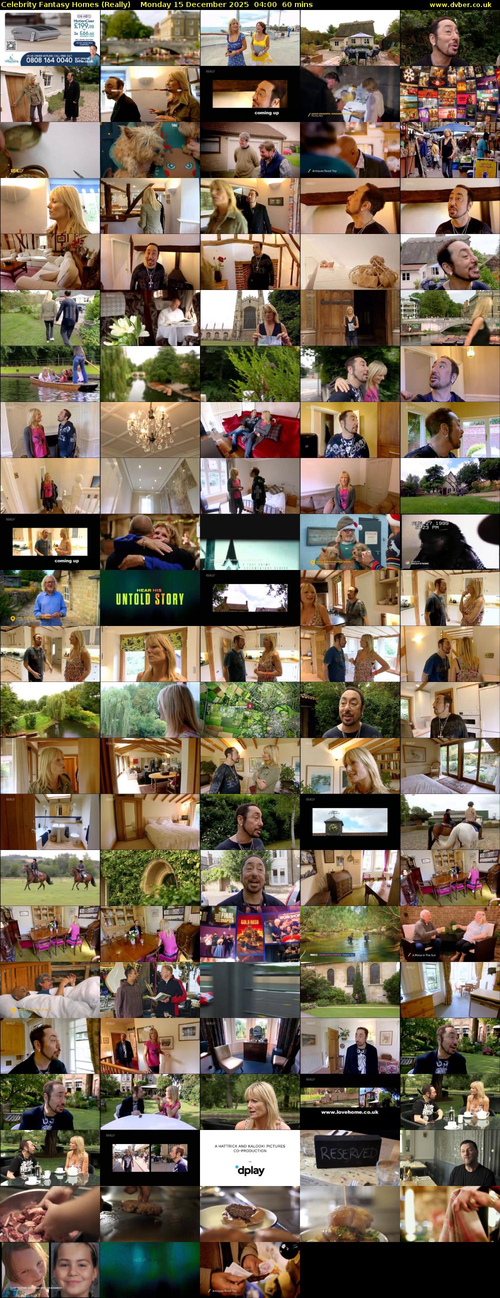 Celebrity Fantasy Homes (Really) Monday 15 December 2025 04:00 - 05:00