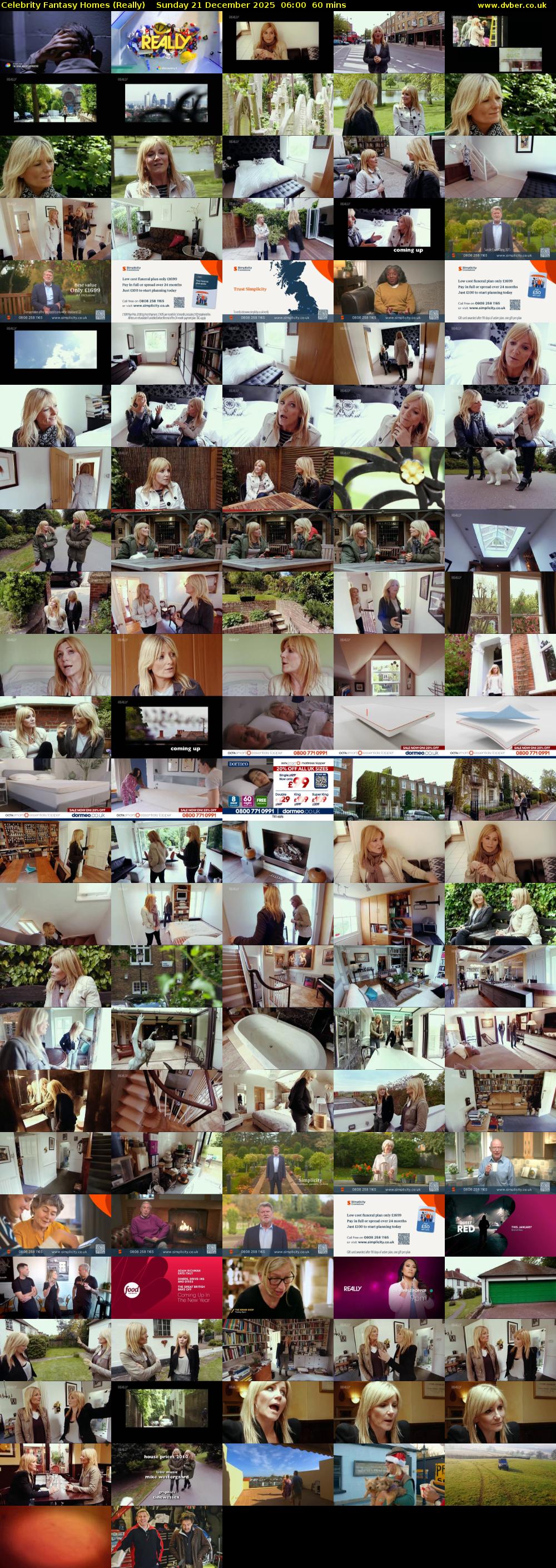 Celebrity Fantasy Homes (Really) Sunday 21 December 2025 06:00 - 07:00