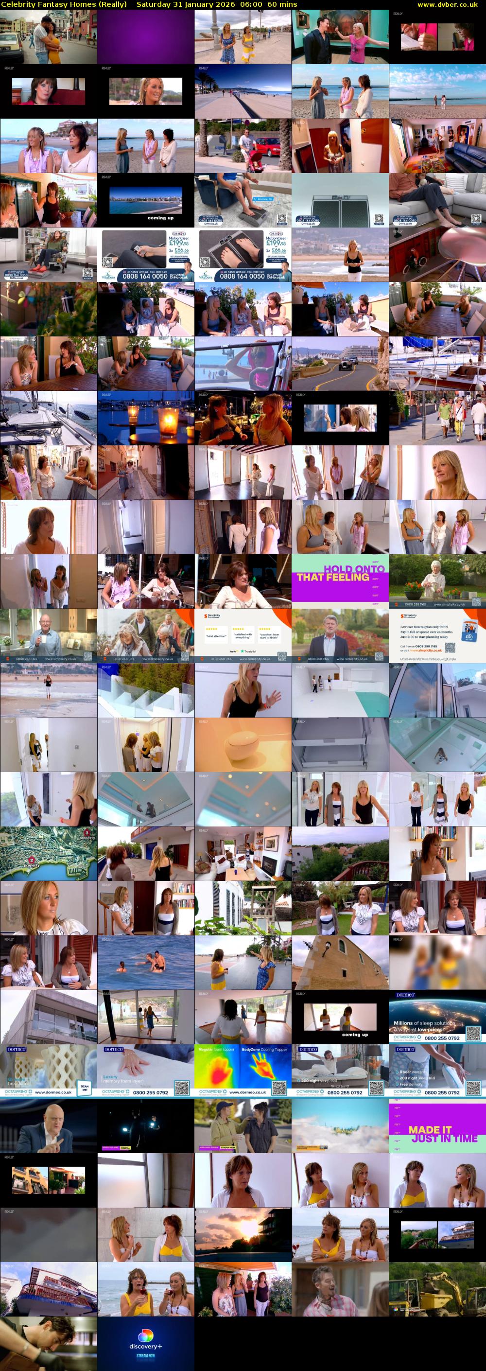 Celebrity Fantasy Homes (Really) Saturday 31 January 2026 06:00 - 07:00