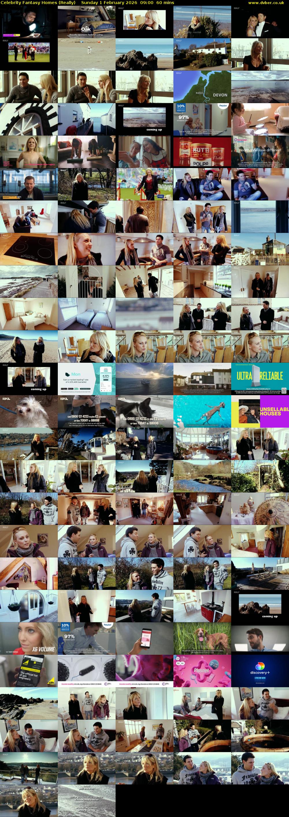 Celebrity Fantasy Homes (Really) Sunday 1 February 2026 09:00 - 10:00