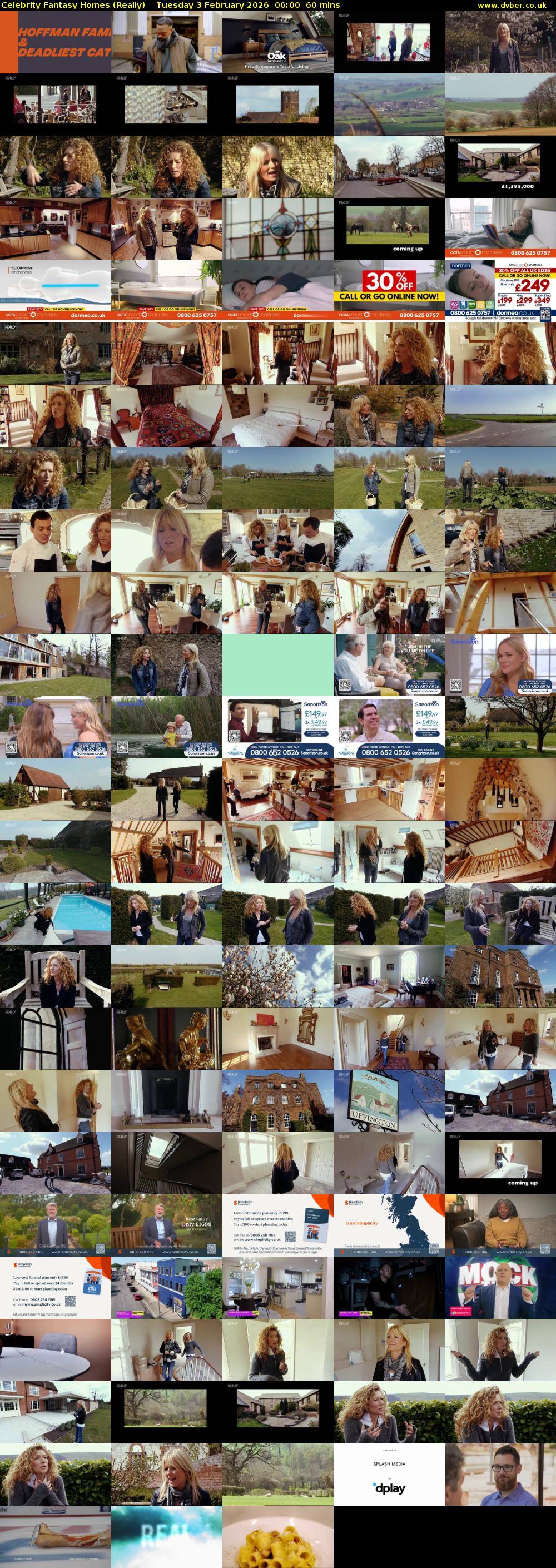 Celebrity Fantasy Homes (Really) Tuesday 3 February 2026 06:00 - 07:00