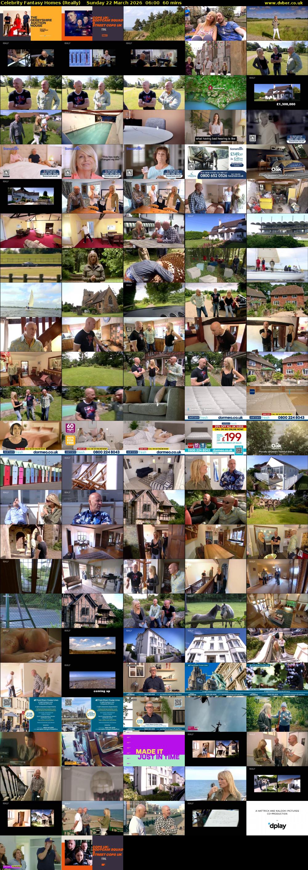 Celebrity Fantasy Homes (Really) Sunday 22 March 2026 06:00 - 07:00