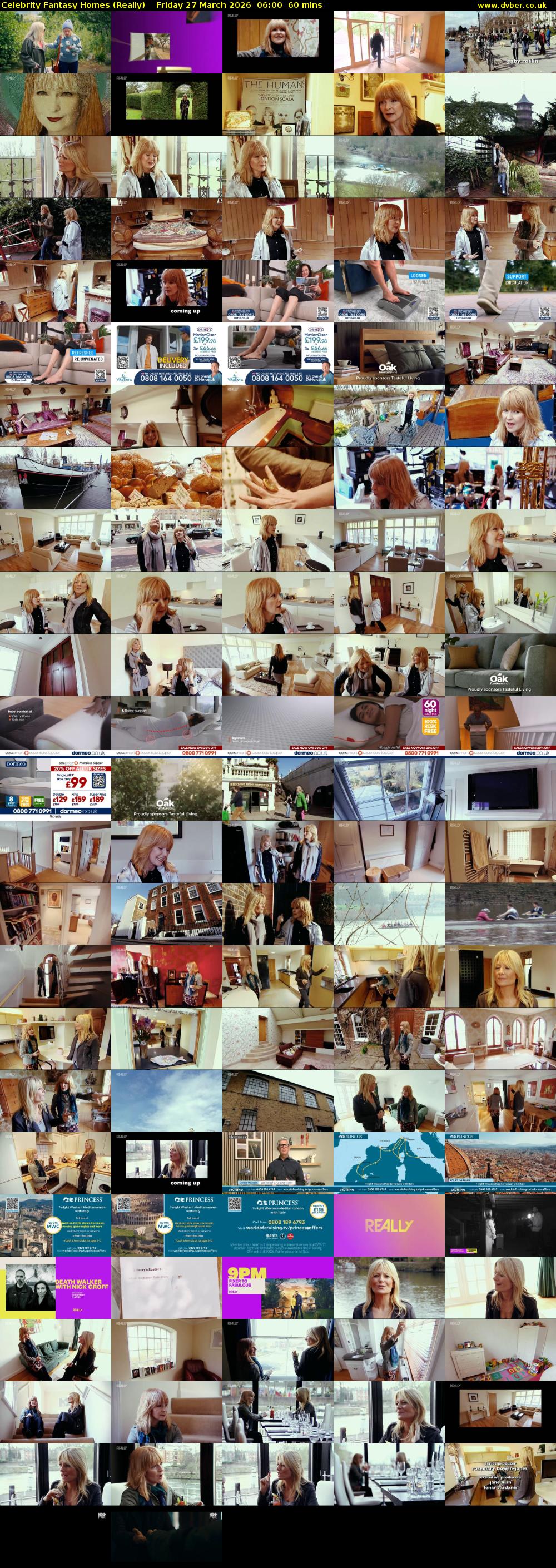Celebrity Fantasy Homes (Really) Friday 27 March 2026 06:00 - 07:00