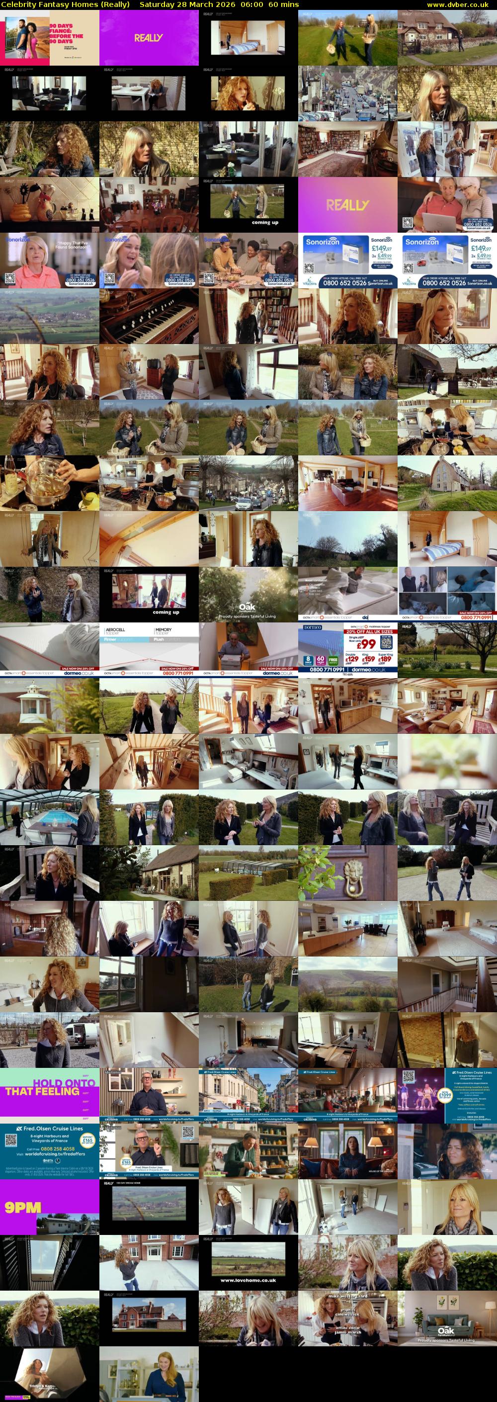 Celebrity Fantasy Homes (Really) Saturday 28 March 2026 06:00 - 07:00