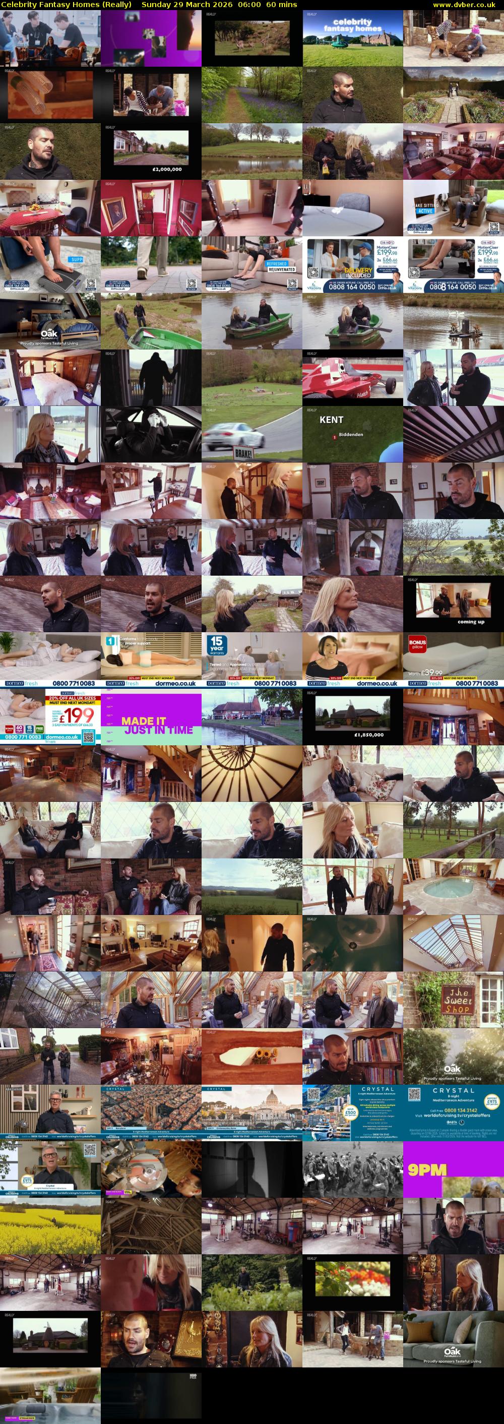 Celebrity Fantasy Homes (Really) Sunday 29 March 2026 06:00 - 07:00