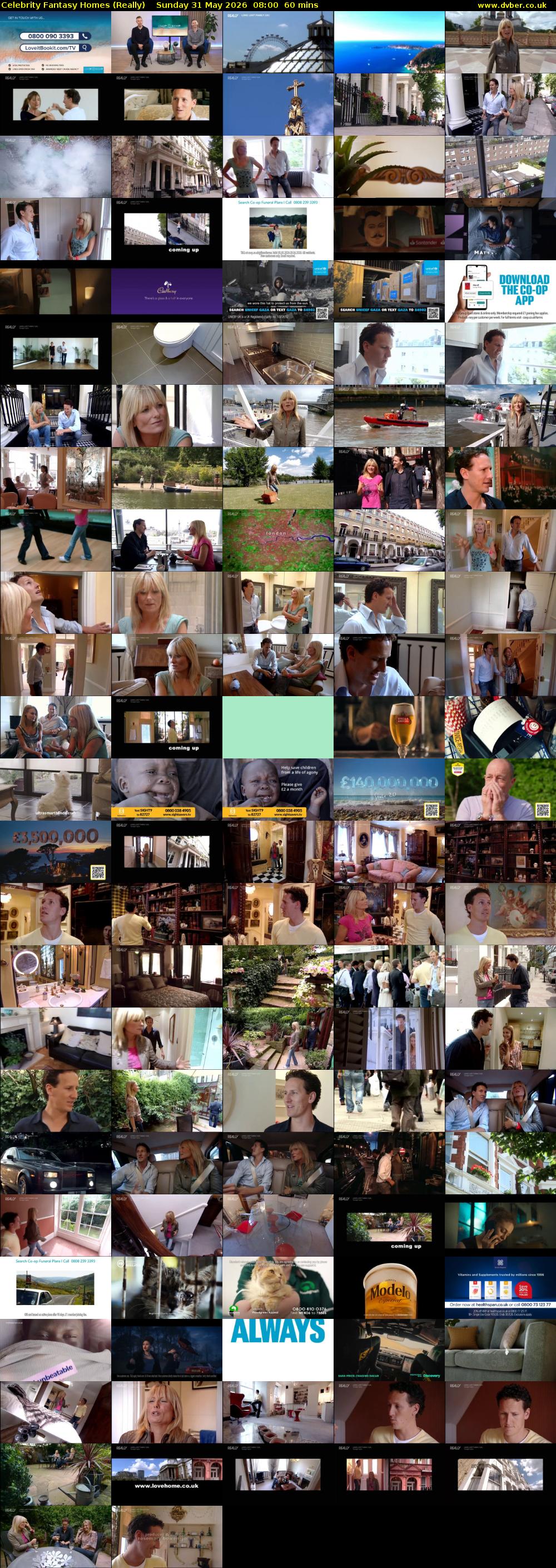 Celebrity Fantasy Homes (Really) Sunday 31 May 2026 08:00 - 09:00