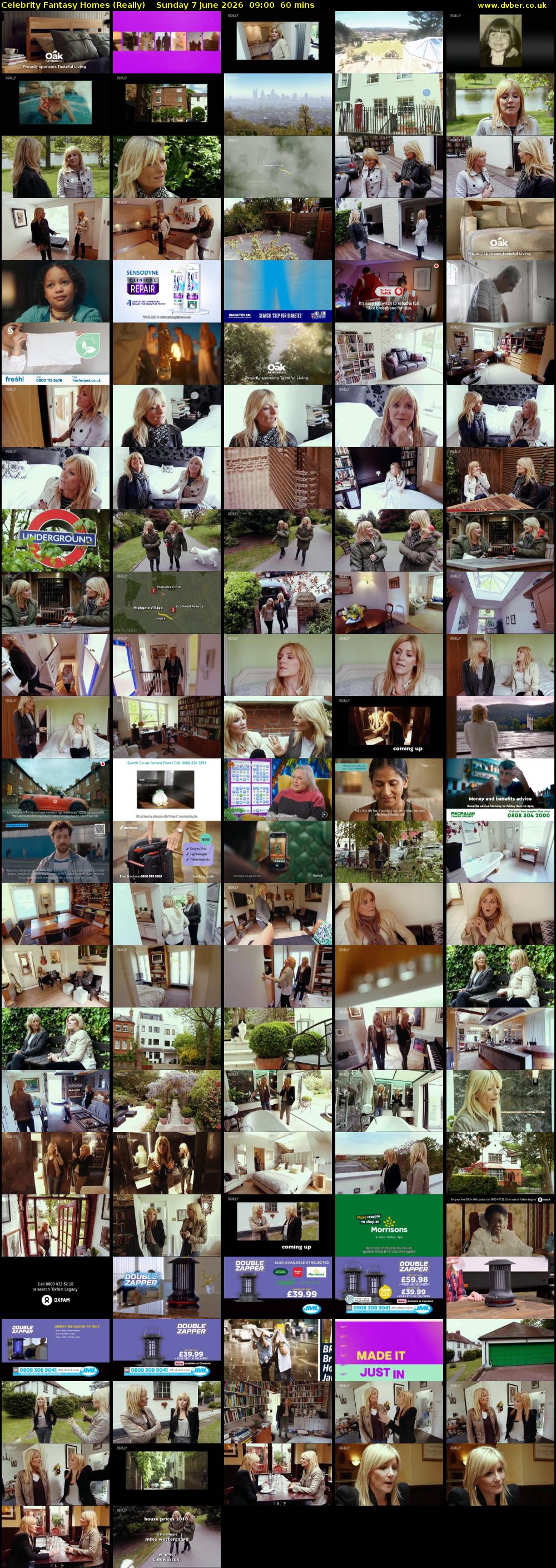 Celebrity Fantasy Homes (Really) Sunday 7 June 2026 09:00 - 10:00