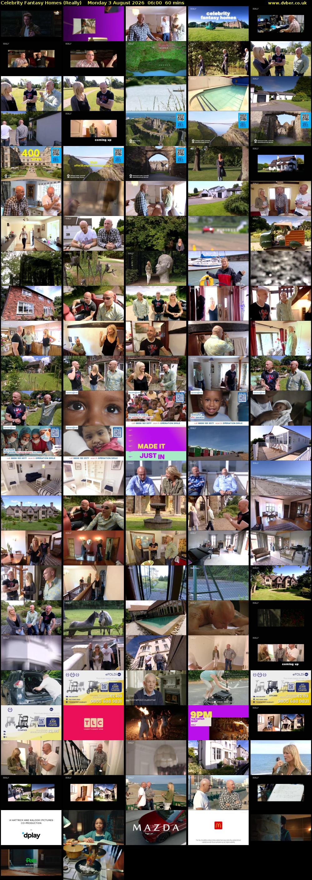 Celebrity Fantasy Homes (Really) Monday 3 August 2026 06:00 - 07:00