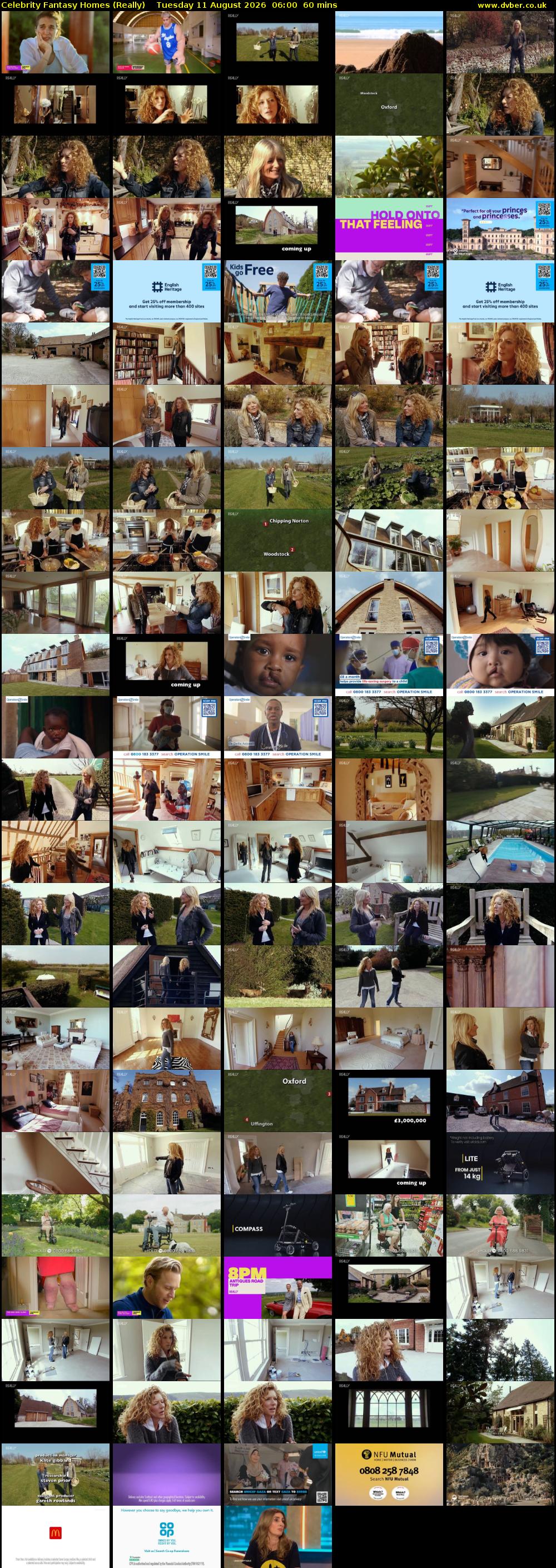 Celebrity Fantasy Homes (Really) Tuesday 11 August 2026 06:00 - 07:00