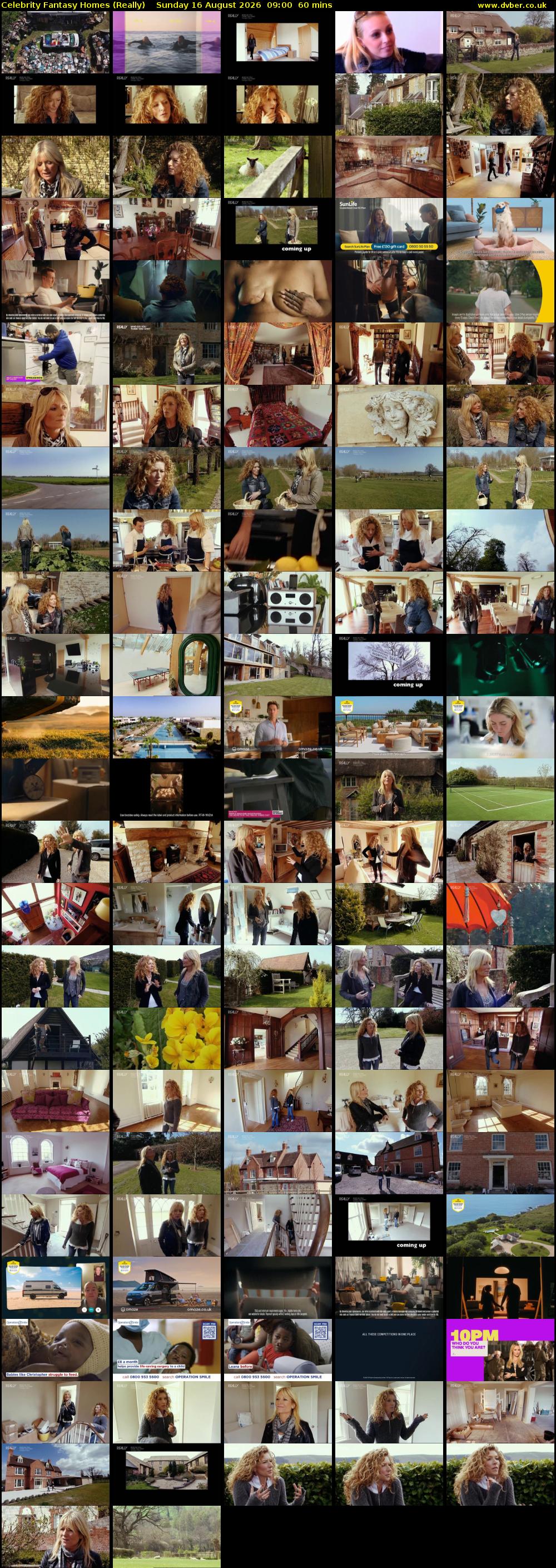 Celebrity Fantasy Homes (Really) Sunday 16 August 2026 09:00 - 10:00