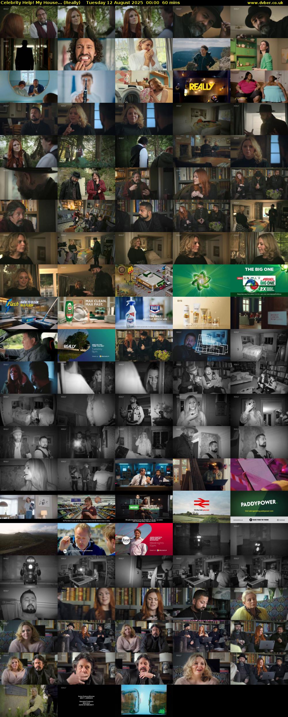 Celebrity Help! My House... (Really) Tuesday 12 August 2025 00:00 - 01:00