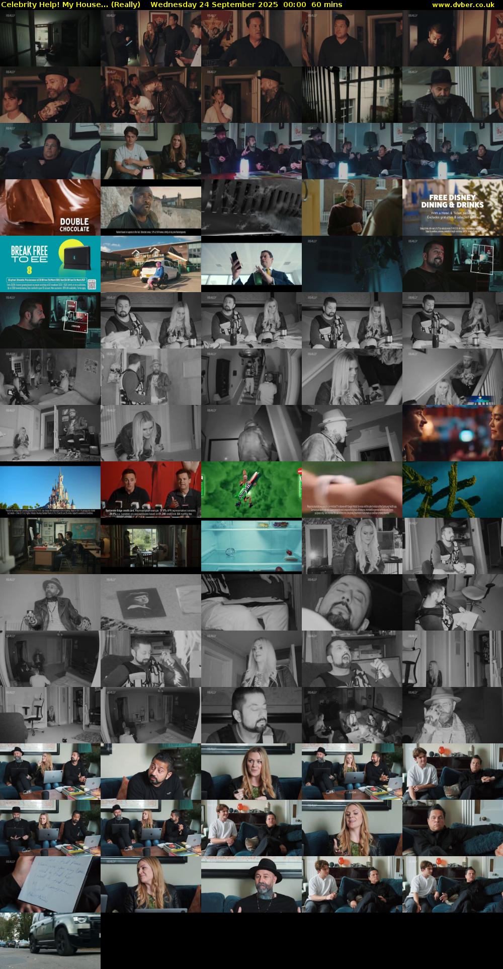 Celebrity Help! My House... (Really) Wednesday 24 September 2025 00:00 - 01:00