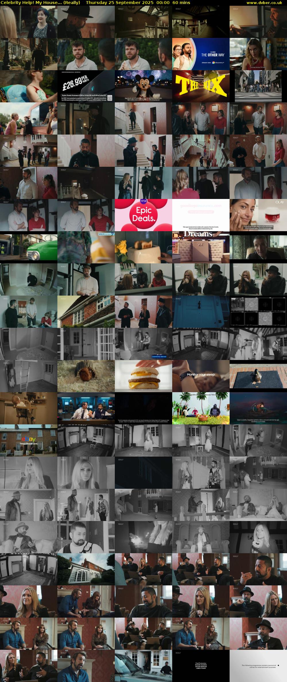 Celebrity Help! My House... (Really) Thursday 25 September 2025 00:00 - 01:00