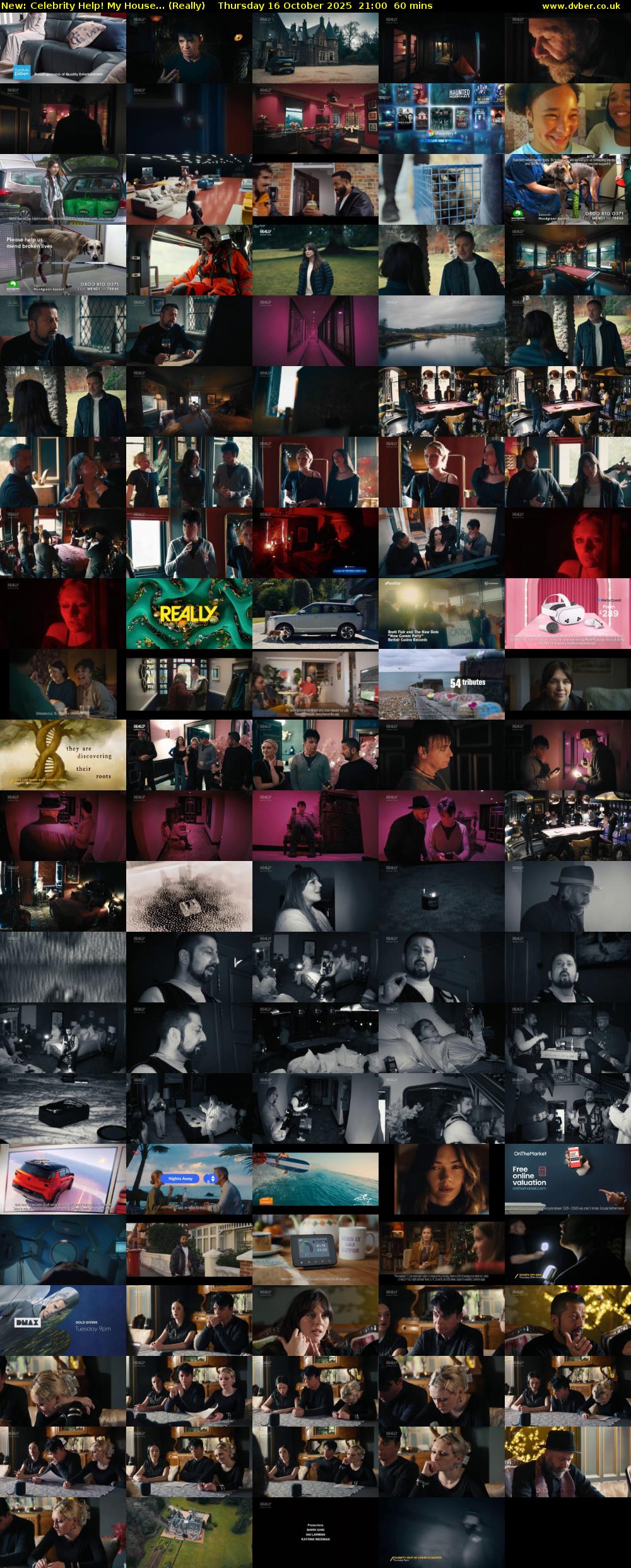 Celebrity Help! My House... (Really) Thursday 16 October 2025 21:00 - 22:00