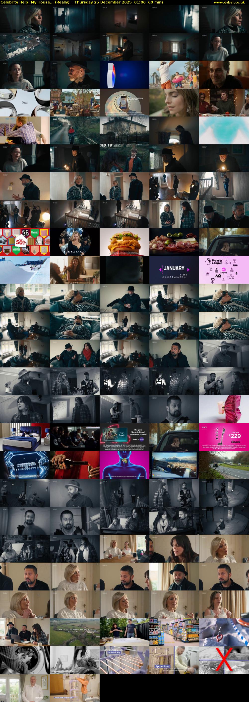 Celebrity Help! My House... (Really) Thursday 25 December 2025 01:00 - 02:00