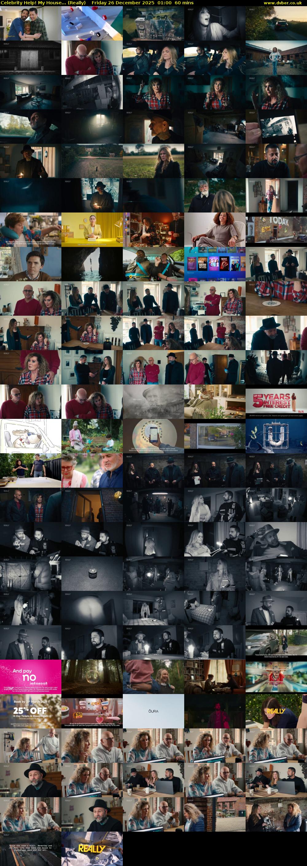 Celebrity Help! My House... (Really) Friday 26 December 2025 01:00 - 02:00