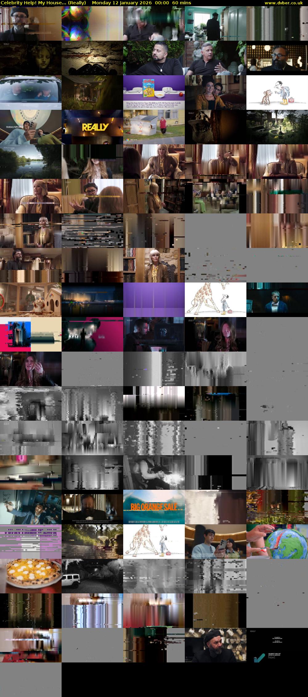 Celebrity Help! My House... (Really) Monday 12 January 2026 00:00 - 01:00