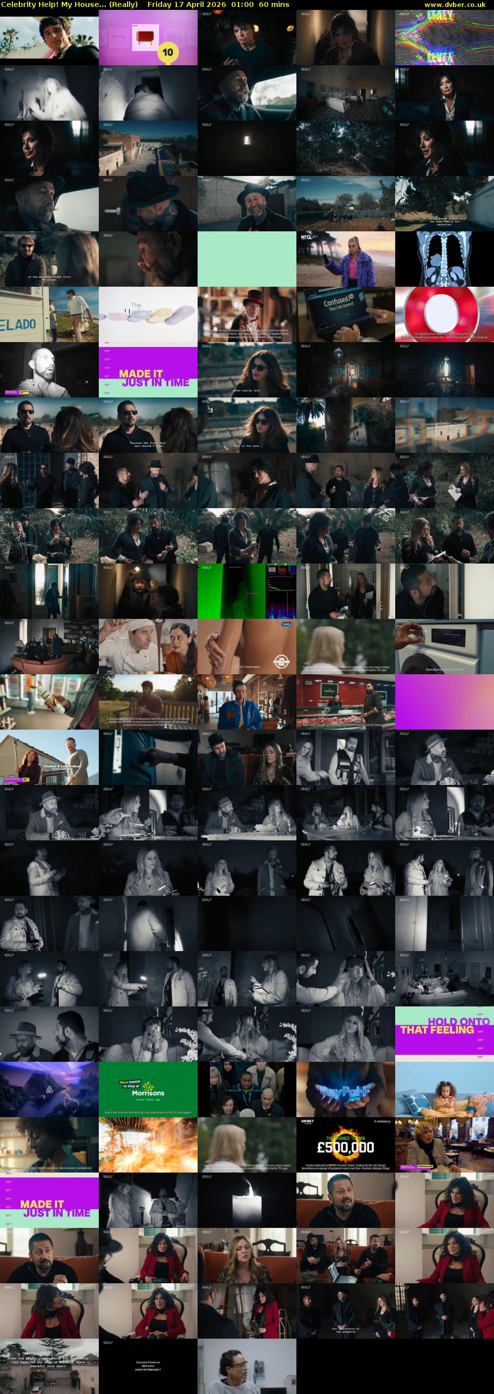 Celebrity Help! My House... (Really) Friday 17 April 2026 01:00 - 02:00