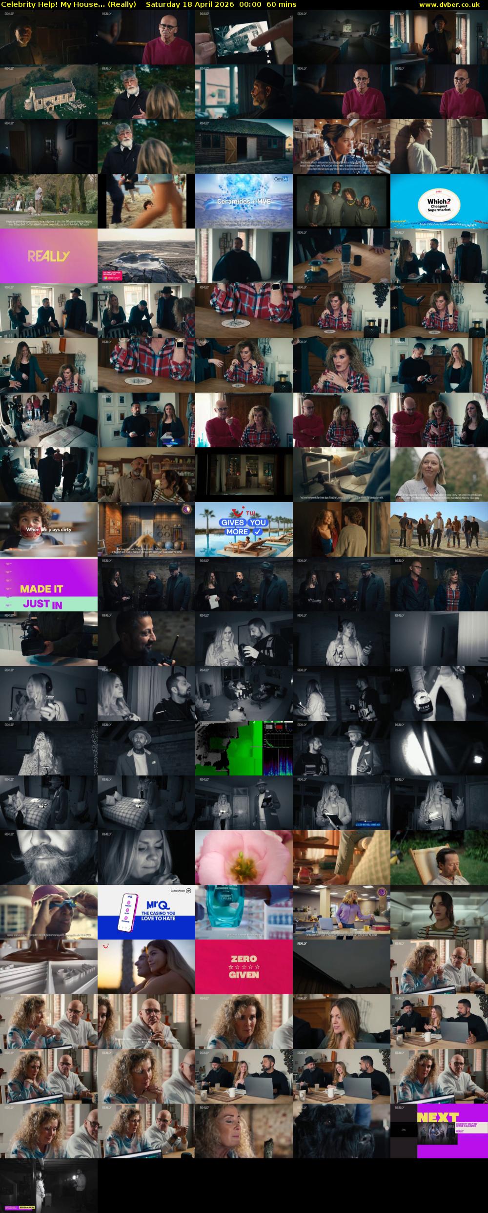 Celebrity Help! My House... (Really) Saturday 18 April 2026 00:00 - 01:00