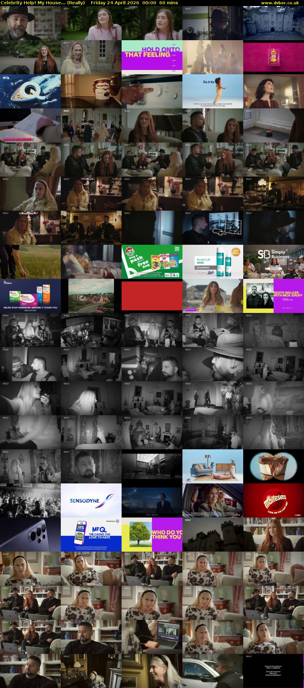 Celebrity Help! My House... (Really) Friday 24 April 2026 00:00 - 01:00