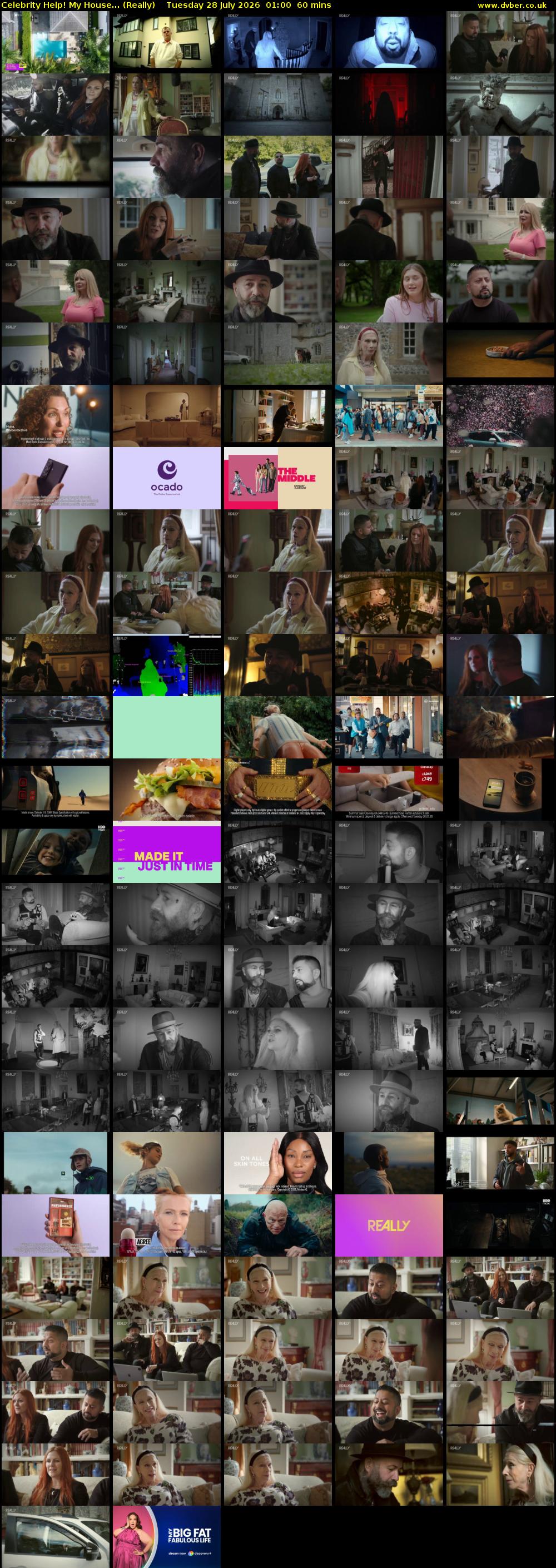 Celebrity Help! My House... (Really) Tuesday 28 July 2026 01:00 - 02:00
