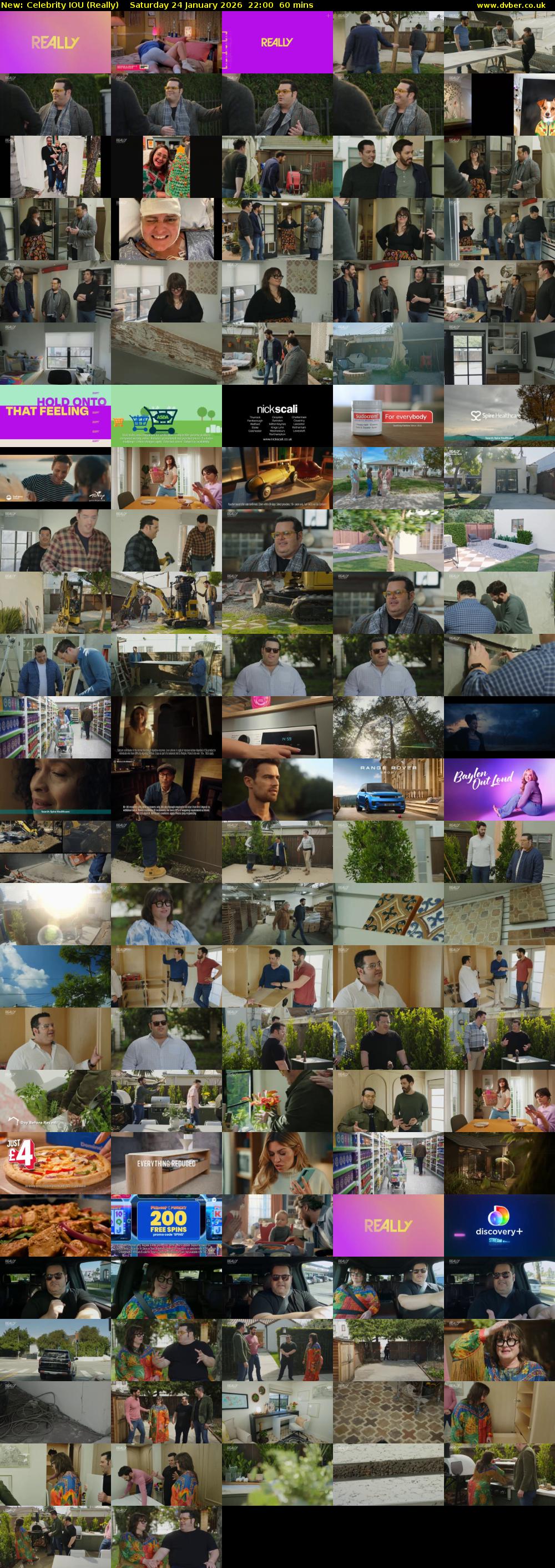 Celebrity IOU (Really) Saturday 24 January 2026 22:00 - 23:00