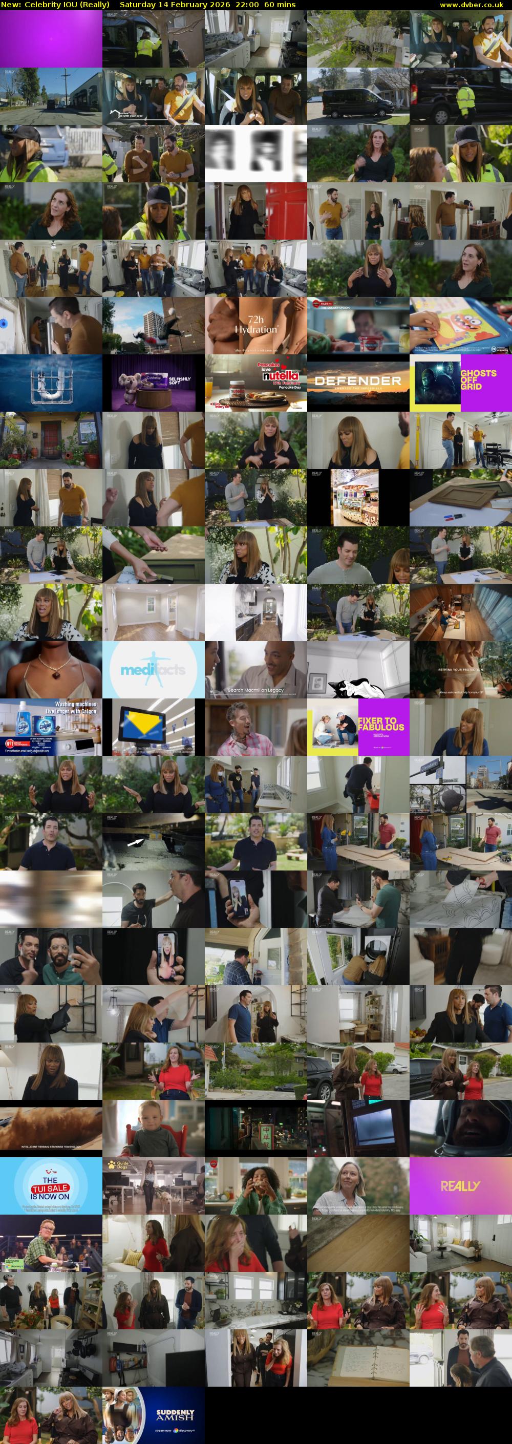 Celebrity IOU (Really) Saturday 14 February 2026 22:00 - 23:00