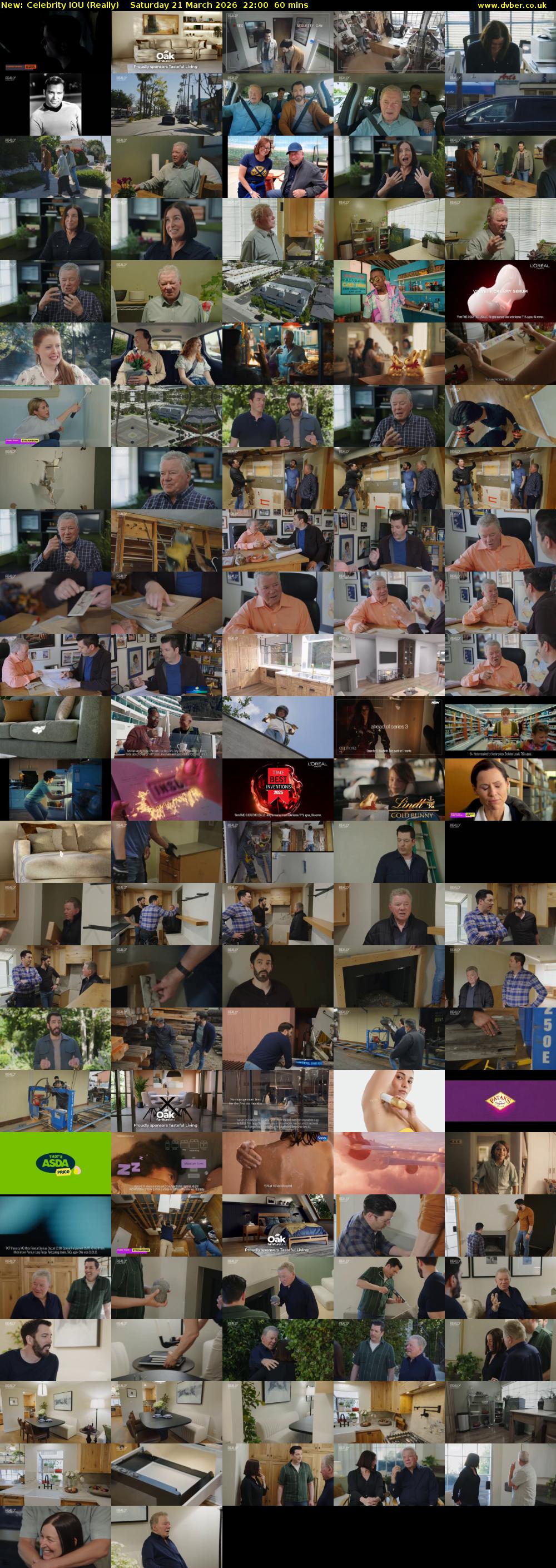 Celebrity IOU (Really) Saturday 21 March 2026 22:00 - 23:00