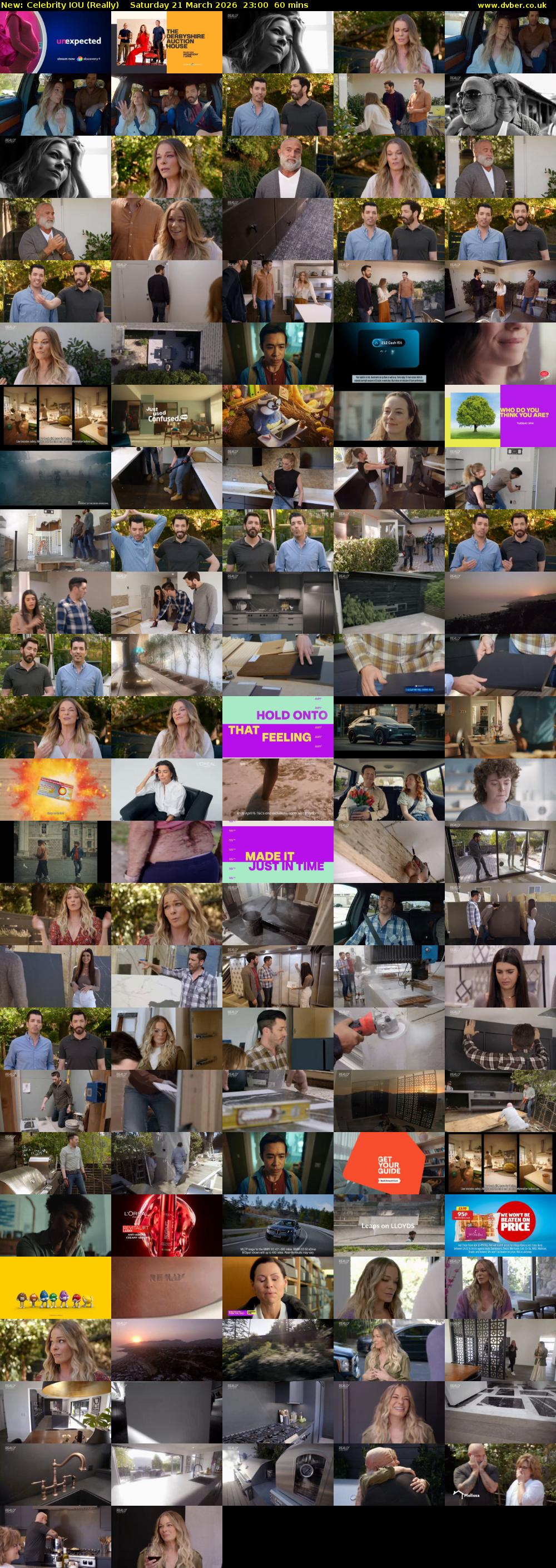 Celebrity IOU (Really) Saturday 21 March 2026 23:00 - 00:00